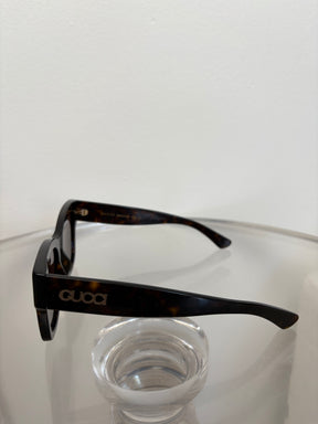 Gucci Tortoishell Oversized Sunglasses