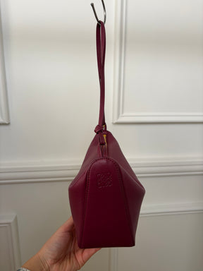 Loewe Mini Hammock Hobo Bag in Maroon