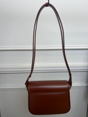 APC Brown Leather Grace Crossbody Bag
