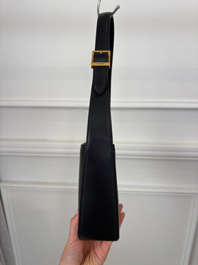 Saint Laurent Black Leather Lé 5 á 7 Shoulder Bag