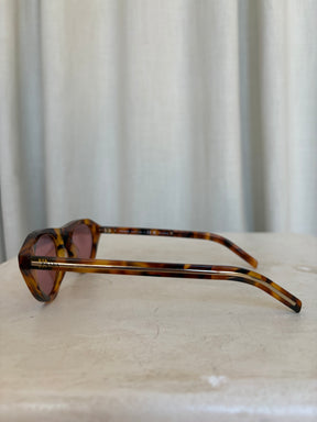 Prada Amber Tortoishell Pilot Sunglasses