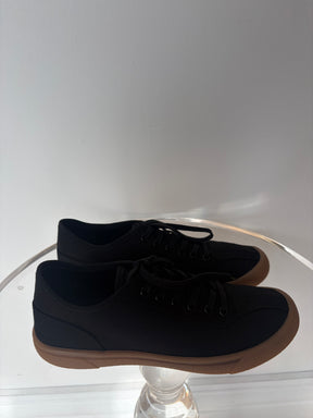 The Row Black Canvas Sneakers, 39