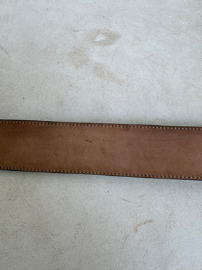 Gucci Black Leather Blondie Belt, 70