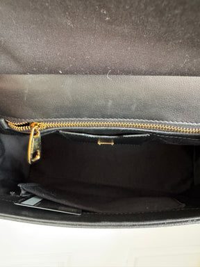 Dolce & Gabbana Leopard Print Coated Sicily Bag