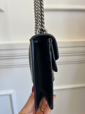 Gucci Mini Web Dionysus Shoulder Bag Black