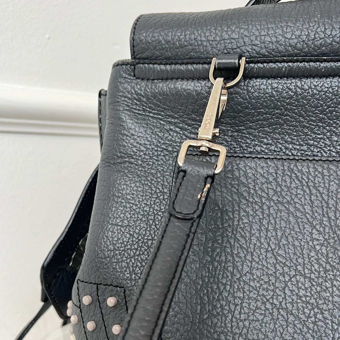 Tods Dark Grey Wave Bag
