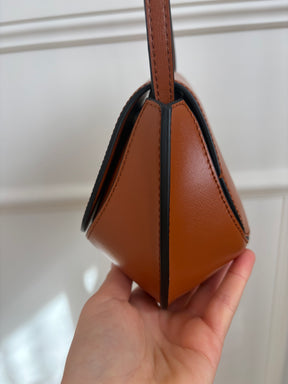 Oroton Crossbody Bag Brown With Extra Strap