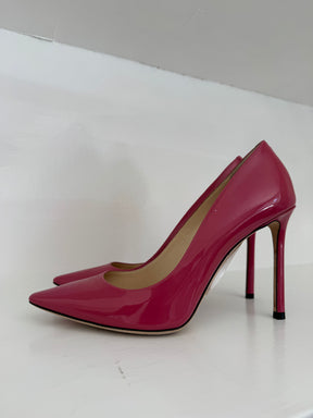 Jimmy Choo Berry Patent Leather Pointed Pump, 38.5