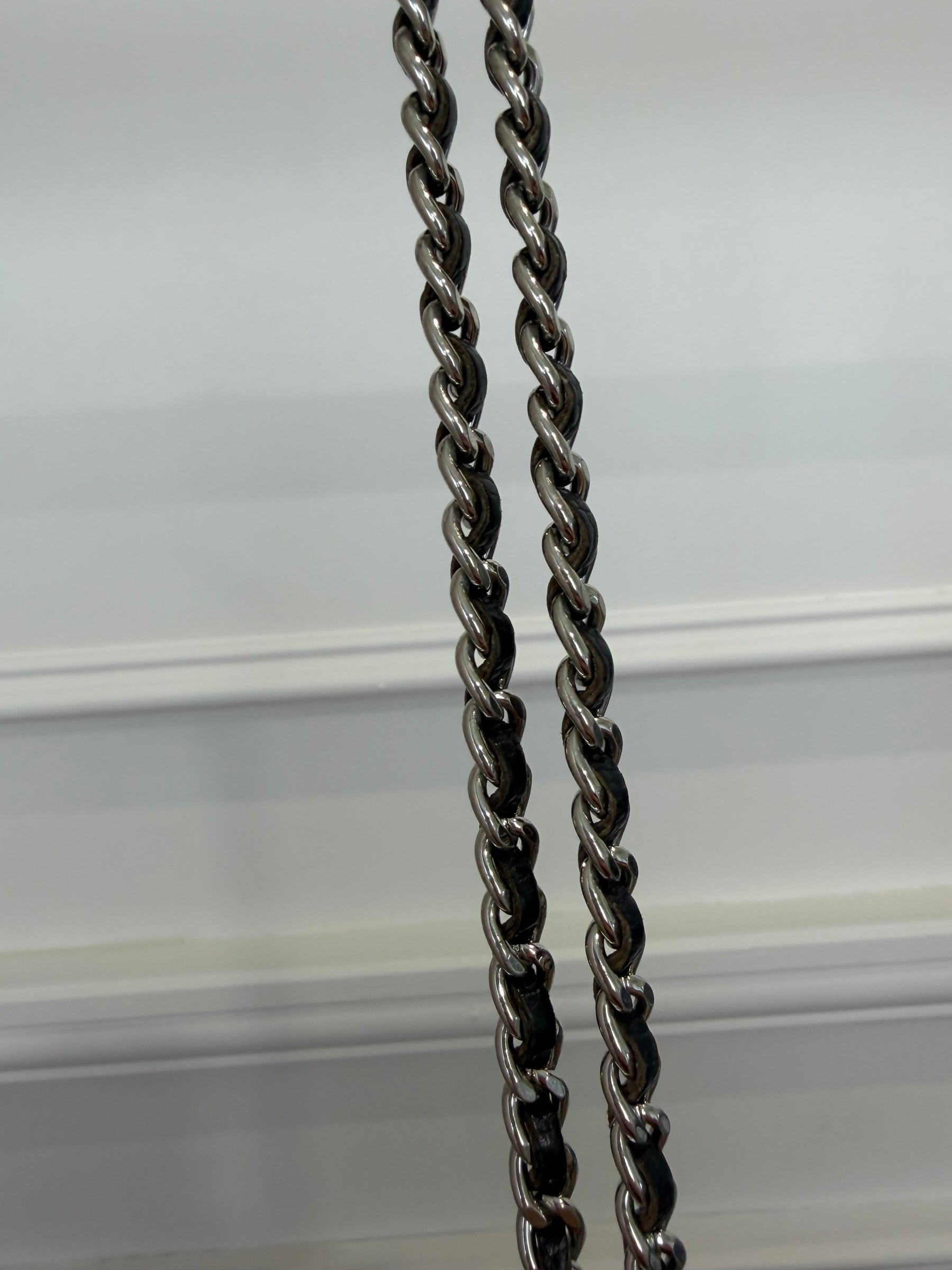 Chanel Navy Caviar Leather Wallet on Chain
