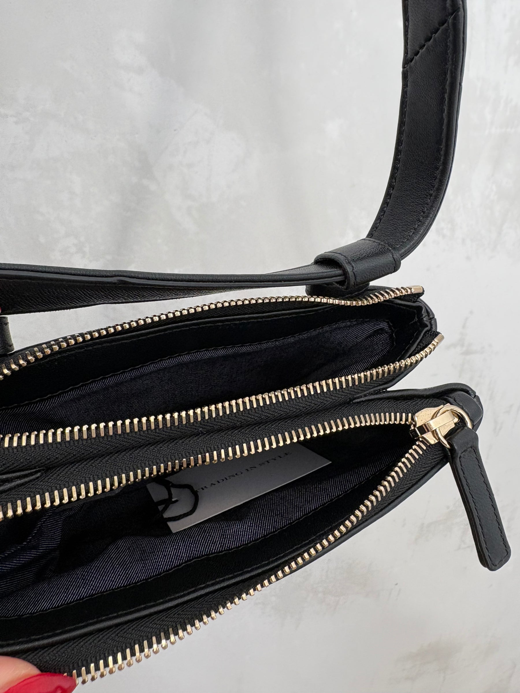Chanel Lambskin Mania Waist Belt Bag Black