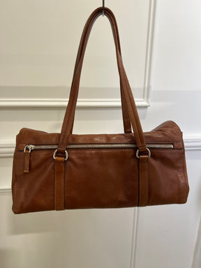 Prada Tan Leather "Easy" Shoulder Bag