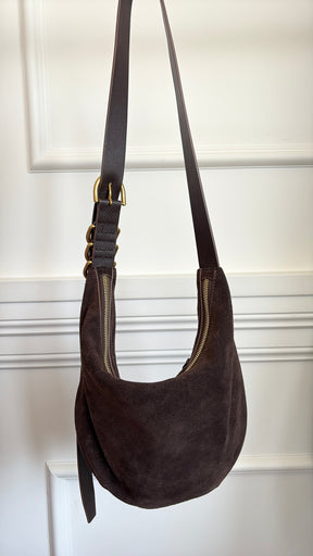 rag & bone Brown Suede Shoulder Hobo Bag