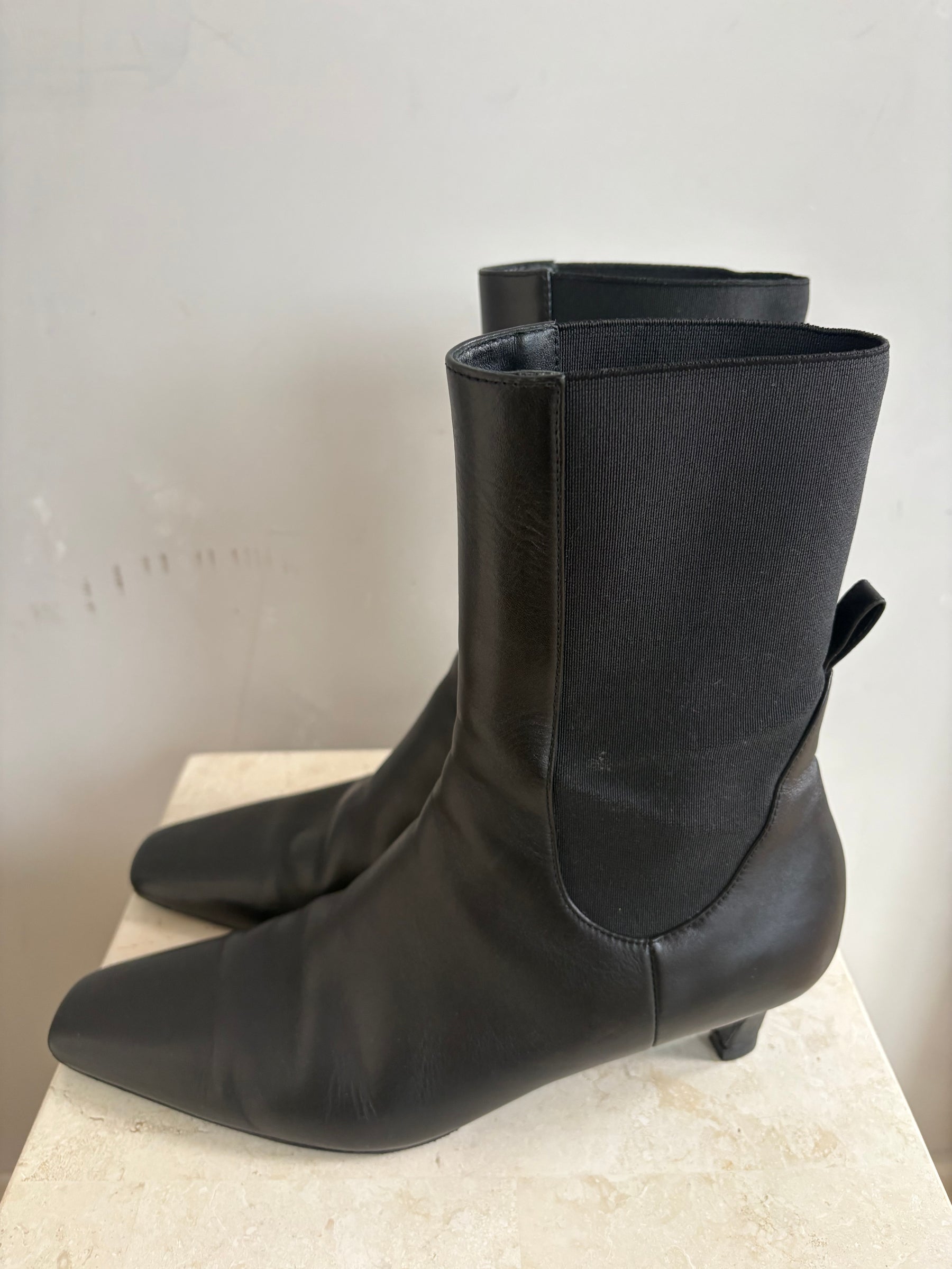 Totême Black Ankle Boots, 39