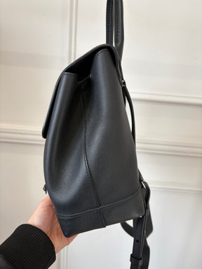 Louis Vuitton Black Leather LockMe Backpack
