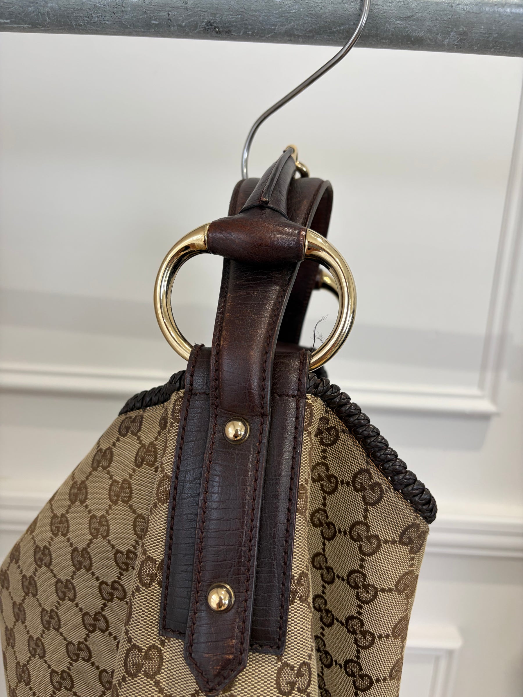 Gucci Monogram Hobo Bag