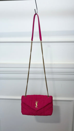 YSL Tweed LouLou In Magenta