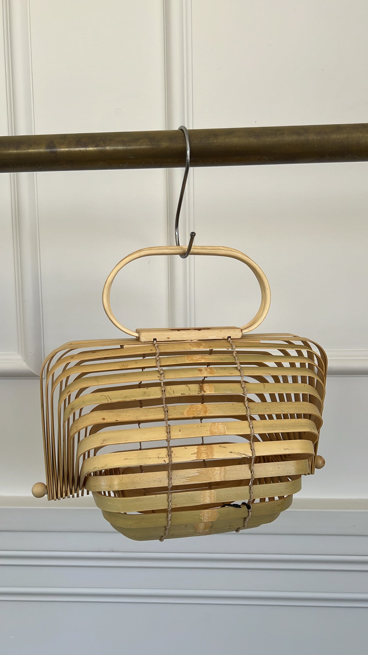 Cult Gaia Bamboo Top Handle Lilleth Basket Bag