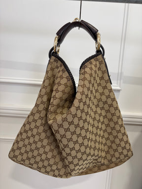 Gucci Monogram Hobo Bag