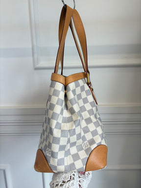 Louis Vuitton Canvas Damier Azur Hampstead PM Tote