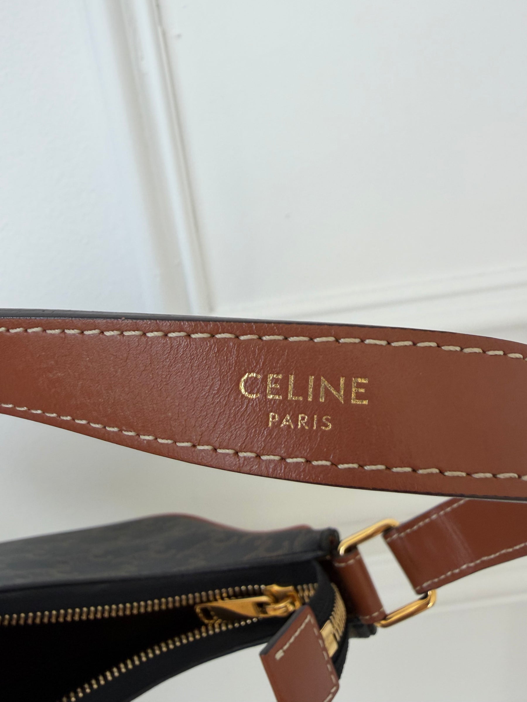 Celine Medium Ava Bag In Tan