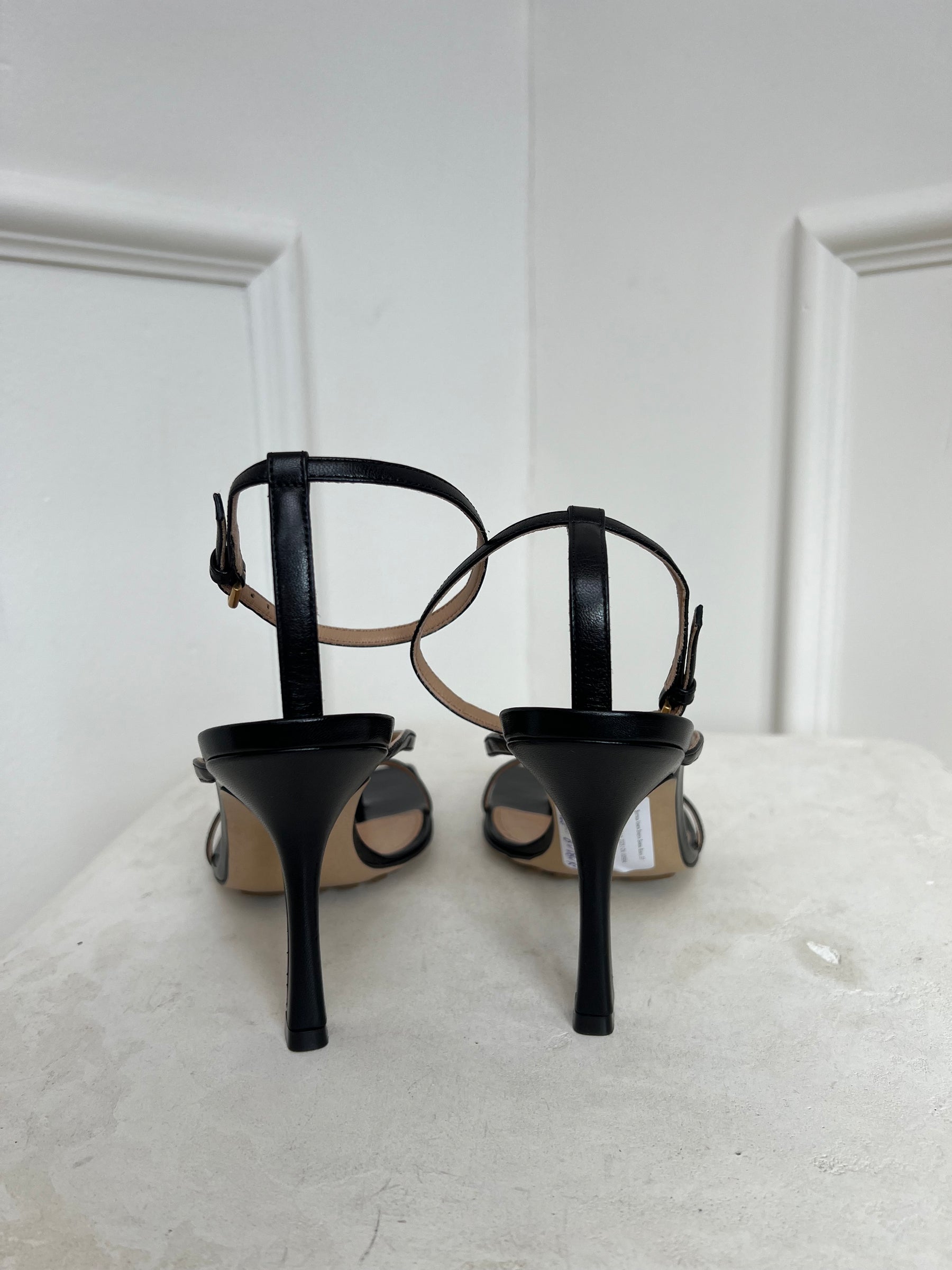 Bottega Veneta Stretch Sandal Black, 37
