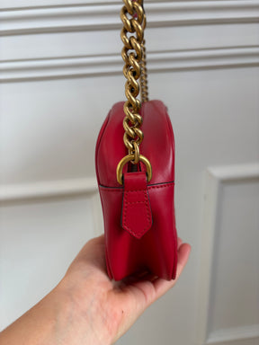 Gucci Small Marmont Bag In Red