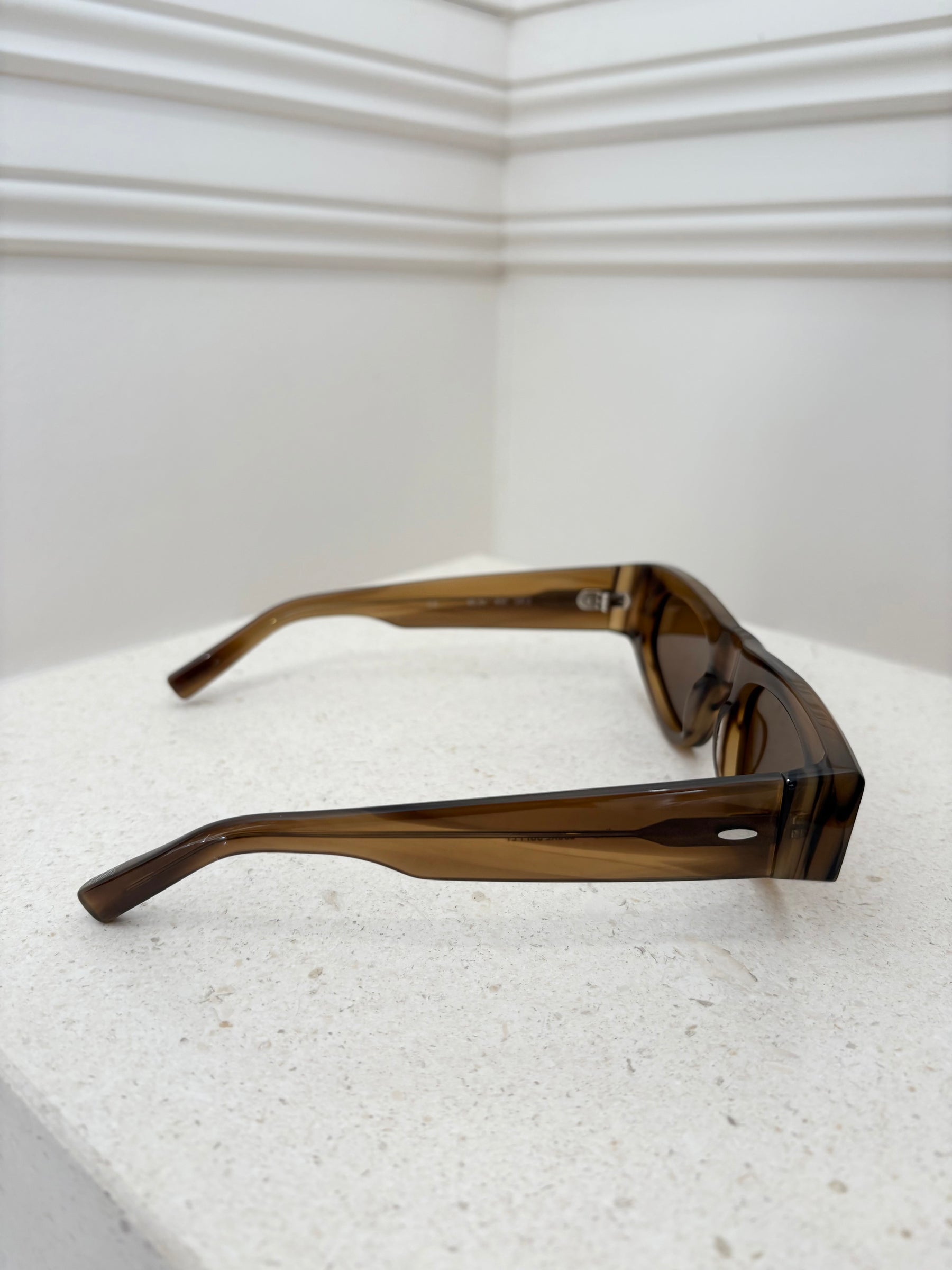 bassike x Local Supply 04 Sunglasses Ash Horn/Brown