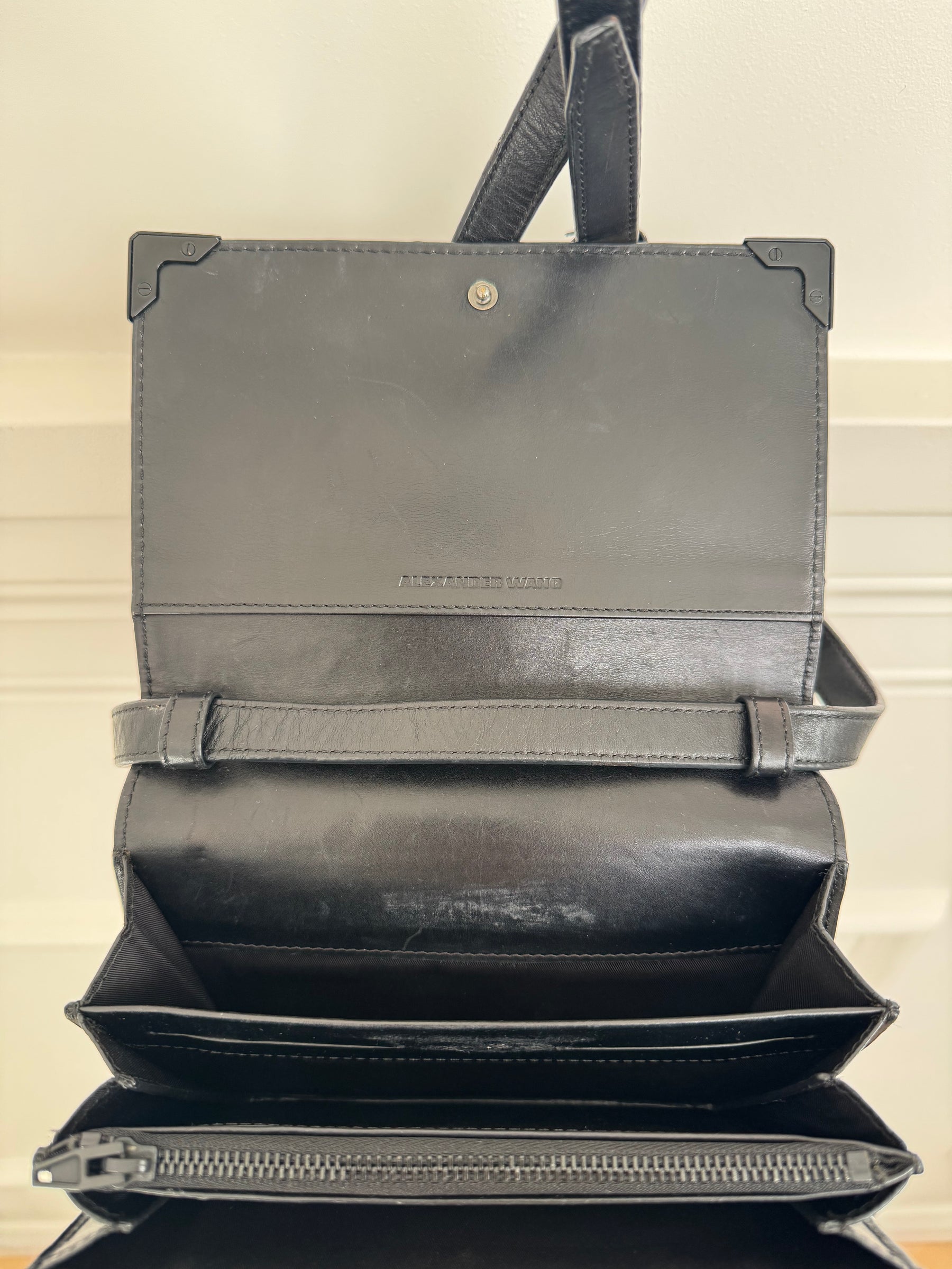 Alexander Wang Grained Belt  WOC