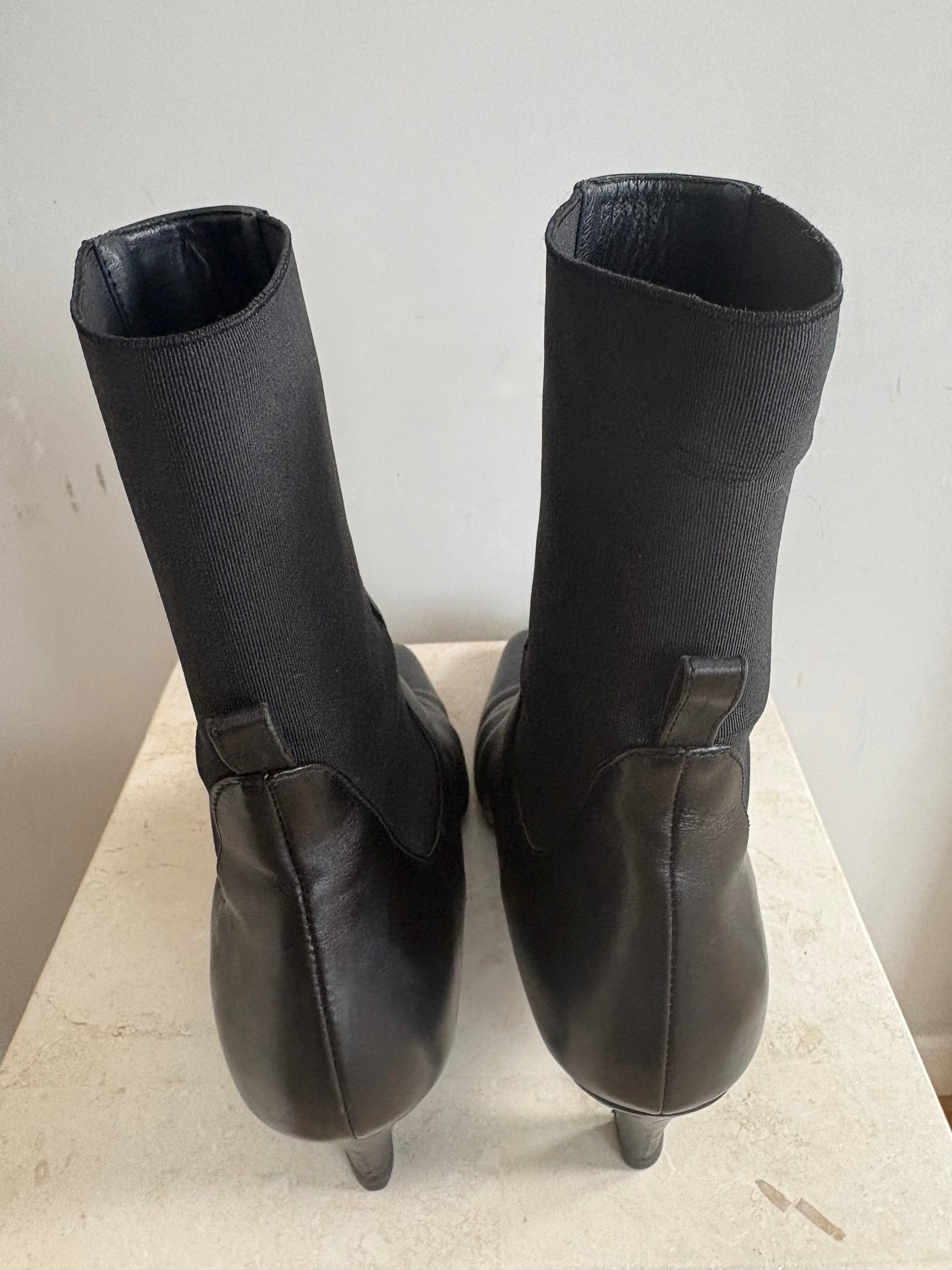 Totême Black Ankle Boots, 39