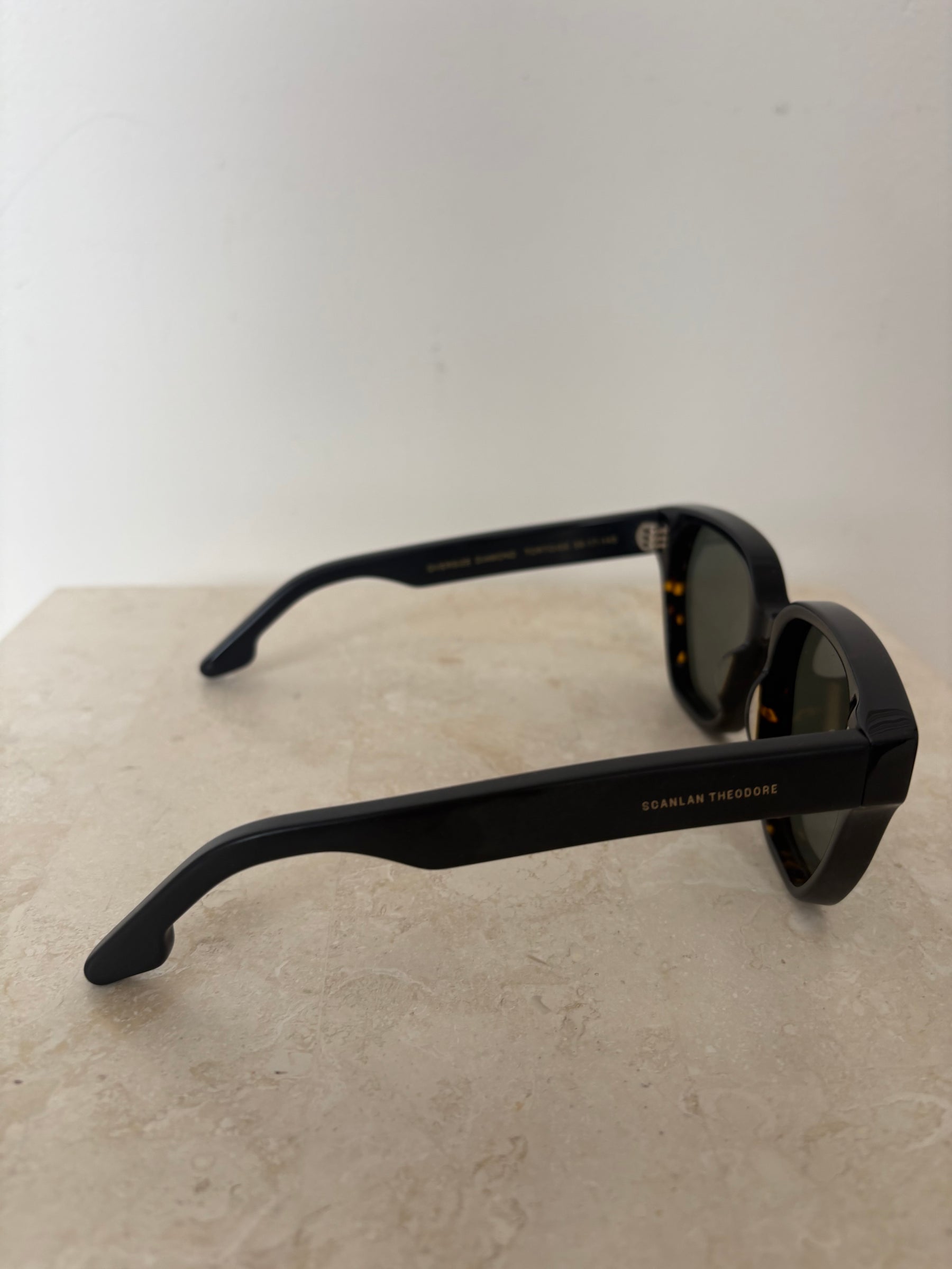 Scanlan Theodore Black Oversized Sunglasses