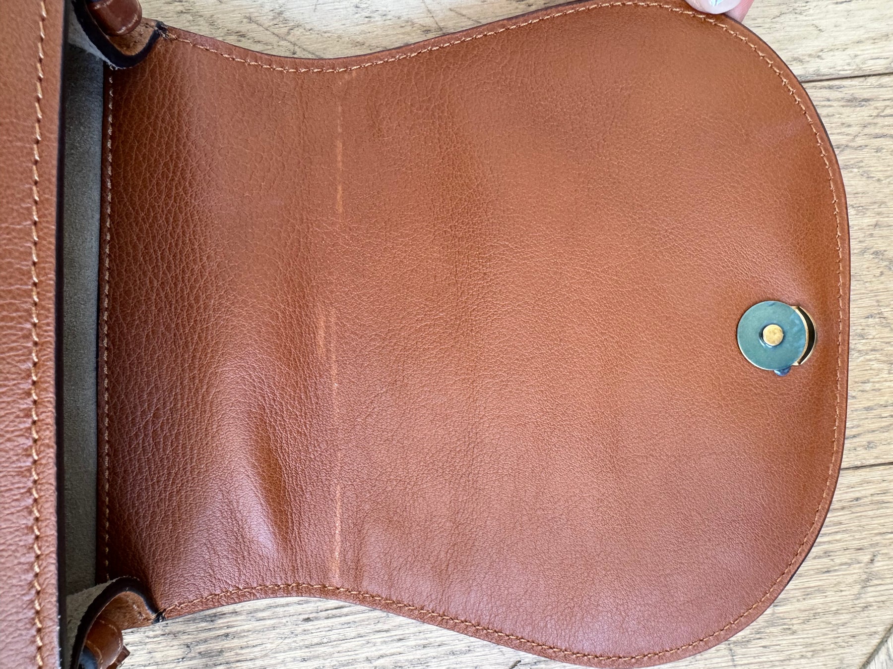 Chloé Tan Leather and Suede Nile Bracelet Bag