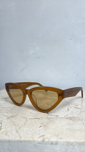 Oroton Orange Cat Eye Sunglasses