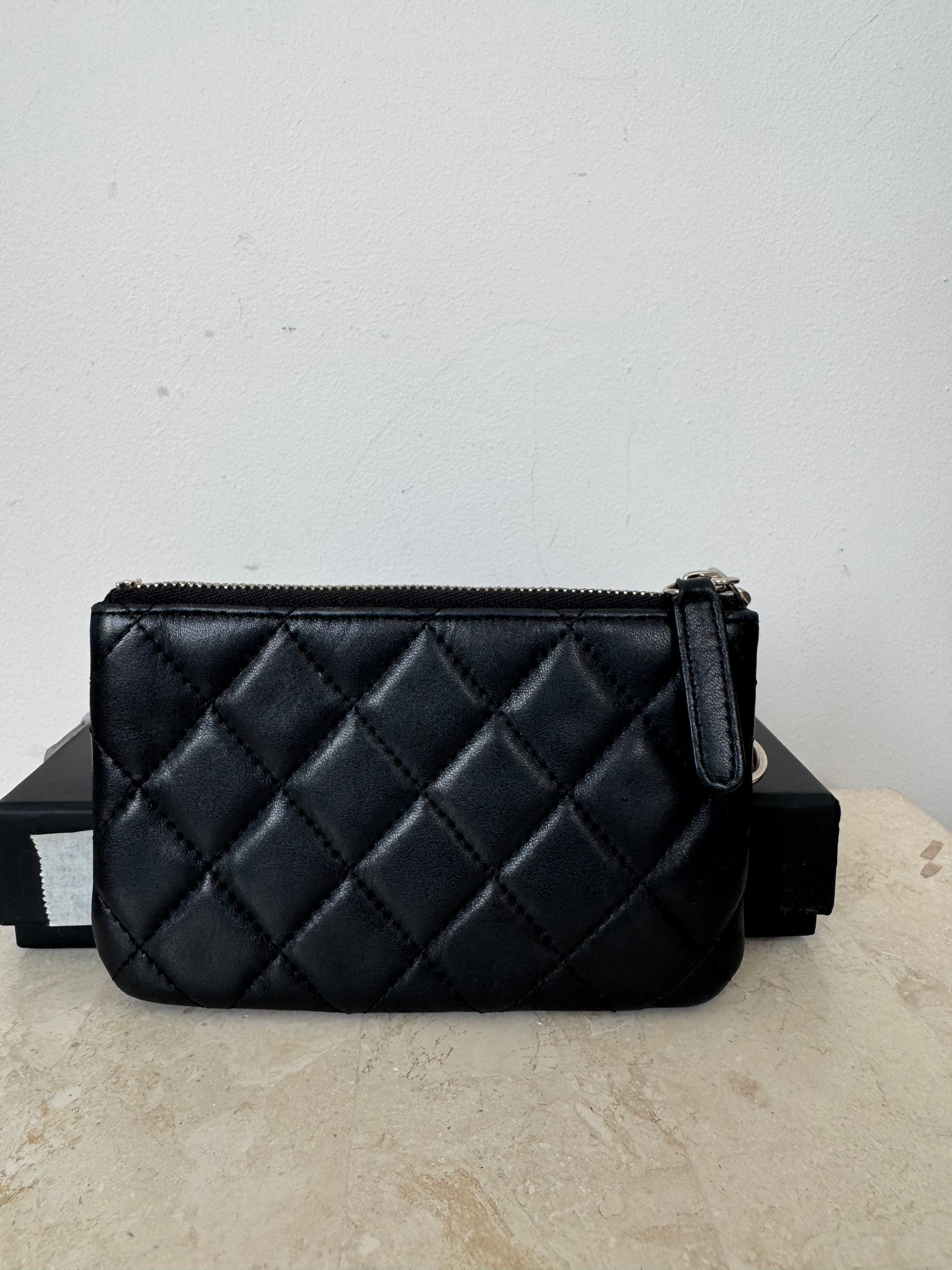 Chanel Quilted Leather Coin Purse
