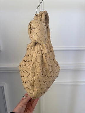 Bottega Veneta Beige  Intracciato Jodie Bag