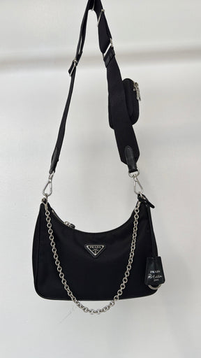 Prada Black Re-Edition 2005 Re-Nylon bag