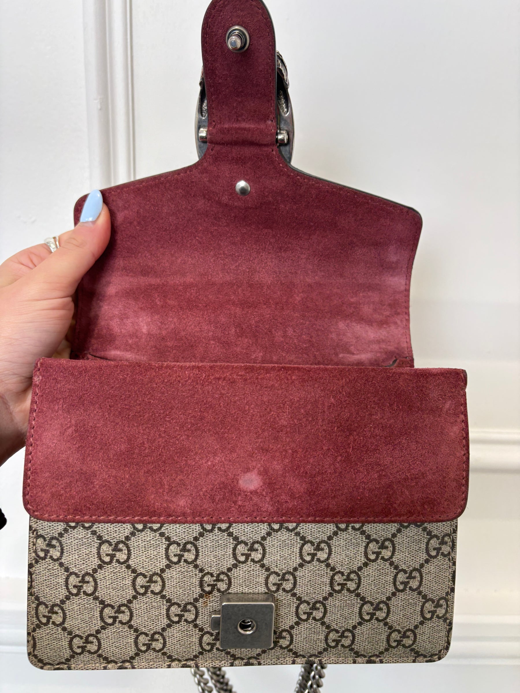 Gucci Blooms Dionysus Supreme Canvas Bag