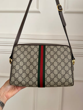 Gucci Supreme Monogram Large Ophidia Camera Bag