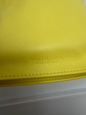 Bottega Venetta Yellow Leather Mini Twist Bag