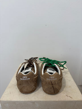 Miu Miu x New Balance Beige Suede Sneakers, 37.5