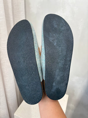 JW Anderson Blue Felt Clogg, 42