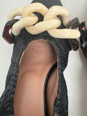 Scanlan Theodore Black Chain Pumps, 38