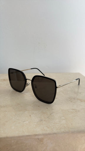 Gentle Monster Black Oversized Square Sunglasses