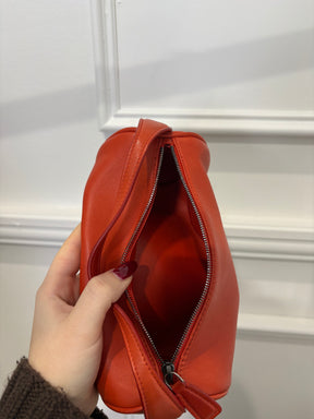 The Row Brick Leather Round 90's Bag