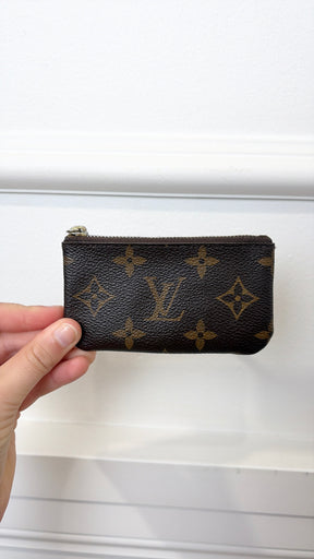 Louis Vuitton Canvas Monogram Key Pouch