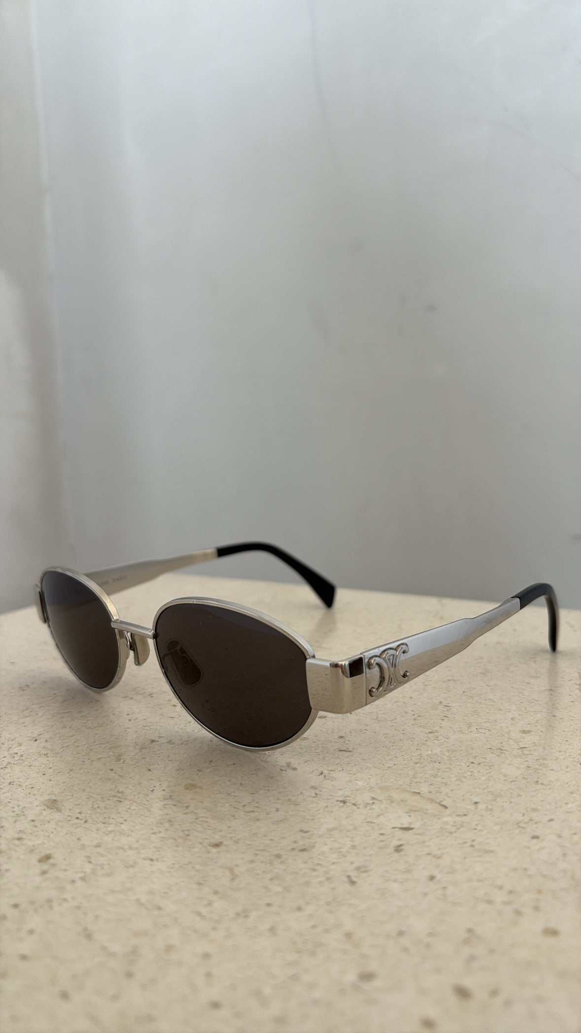 Celine Triomphe Metal Sunglasses