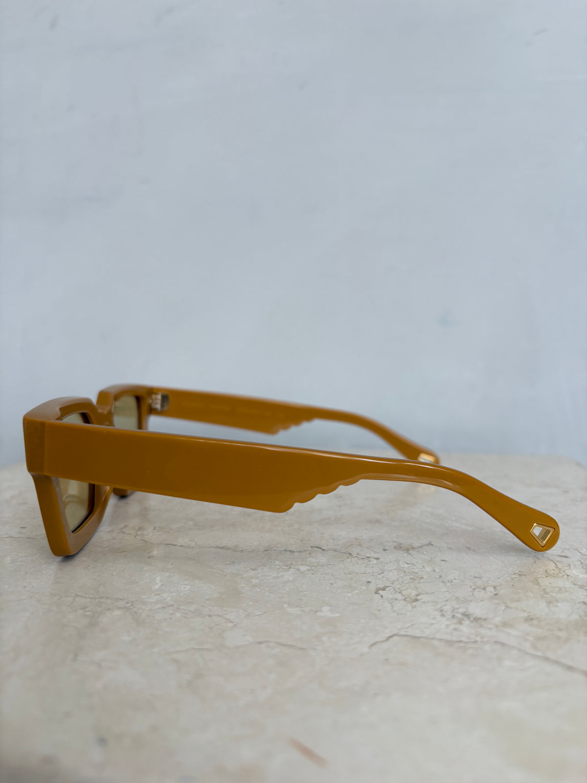 Lucy Folk Mustard Atlantis Sunglasses