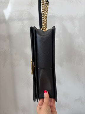 Chanel Black Leather 'New Medium' Boy Bag