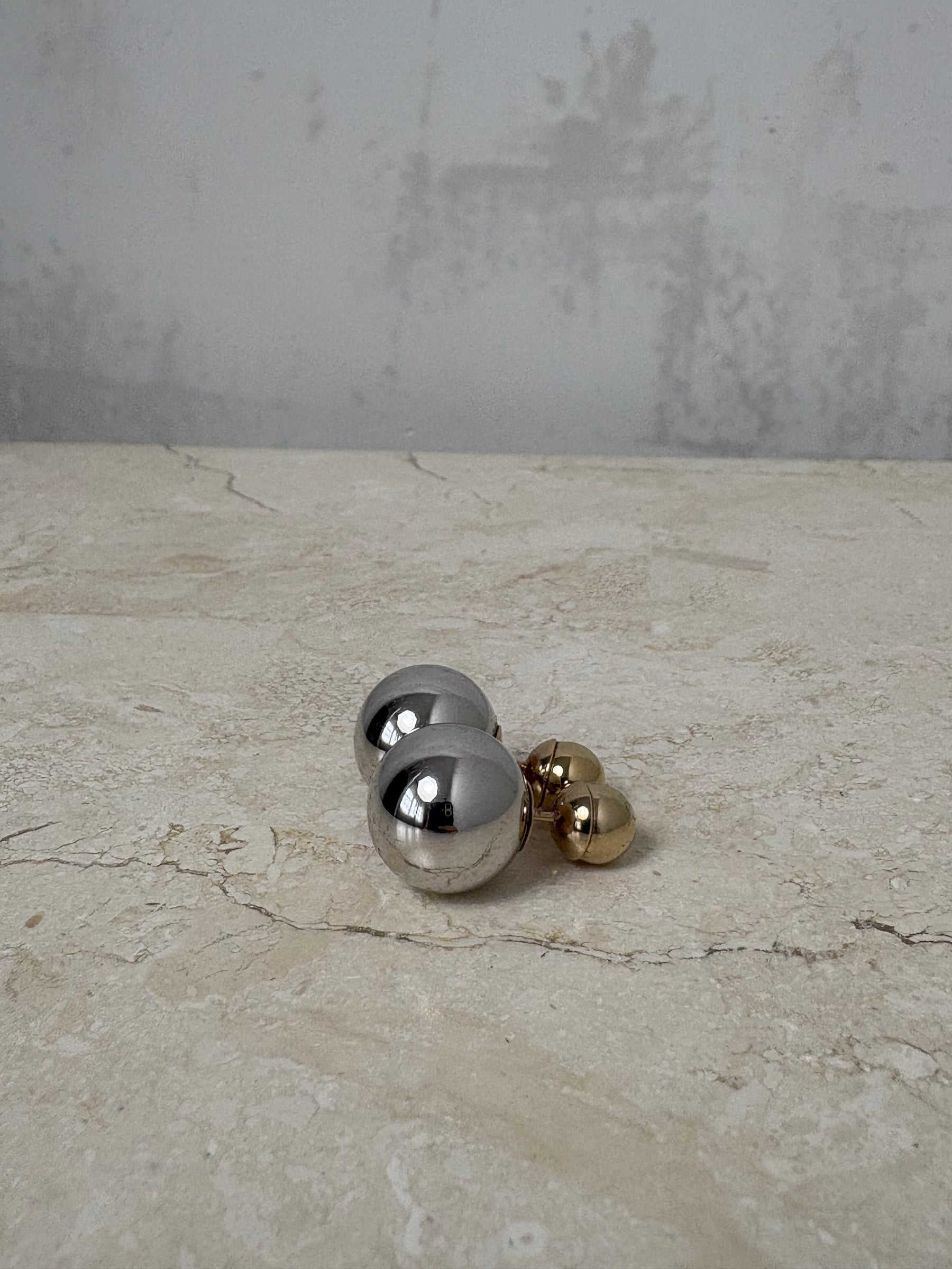 Dior Silver and Gold Tribales Earrings