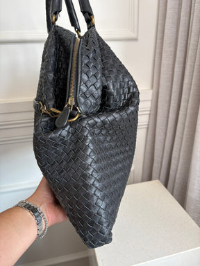 Bottega Veneta Intrecciato Large Zipped Tote