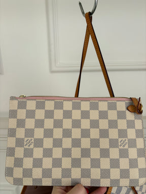 Louis Vuitton Damier Azur Neverful MM Bag